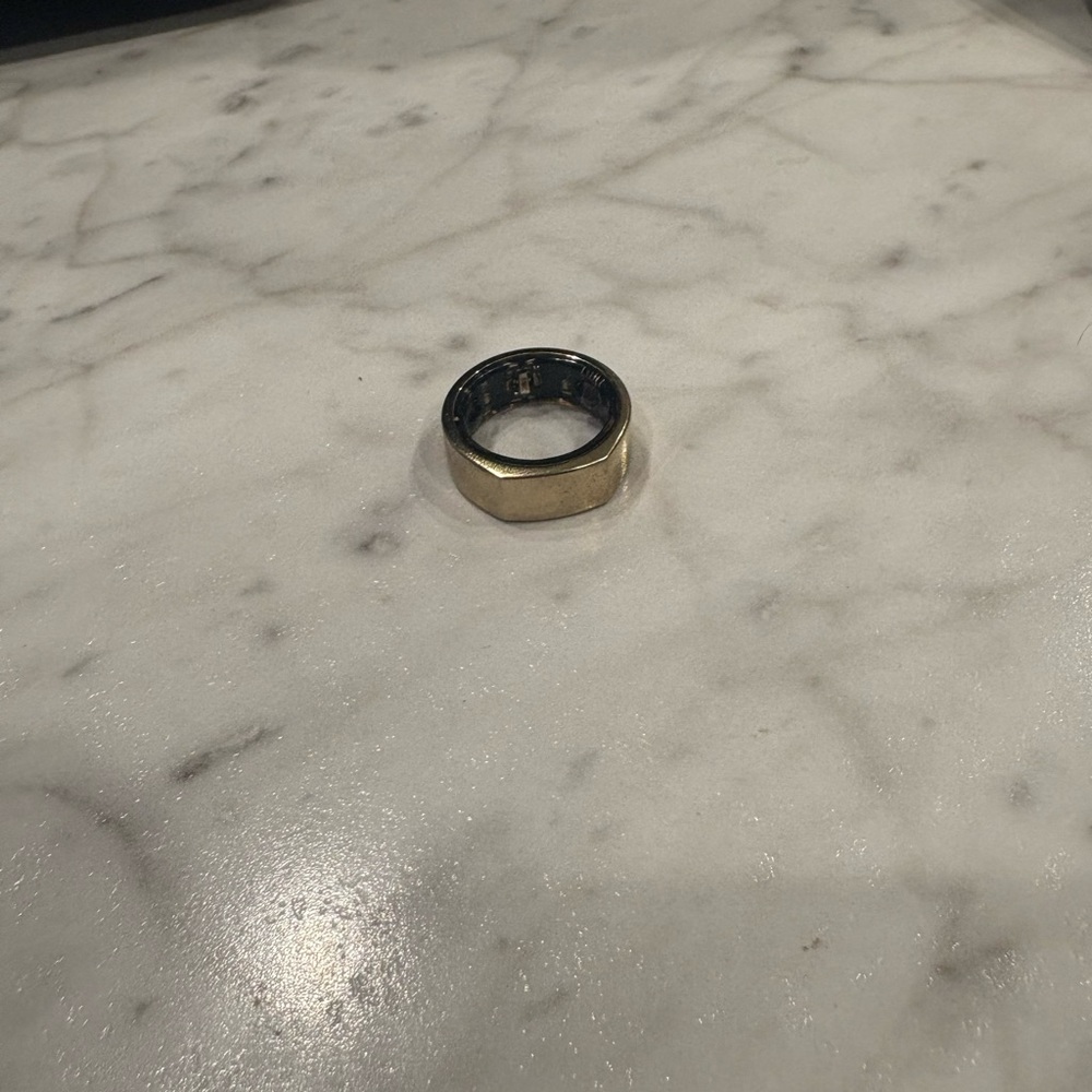 Oura Stylish Gold and Black Ring